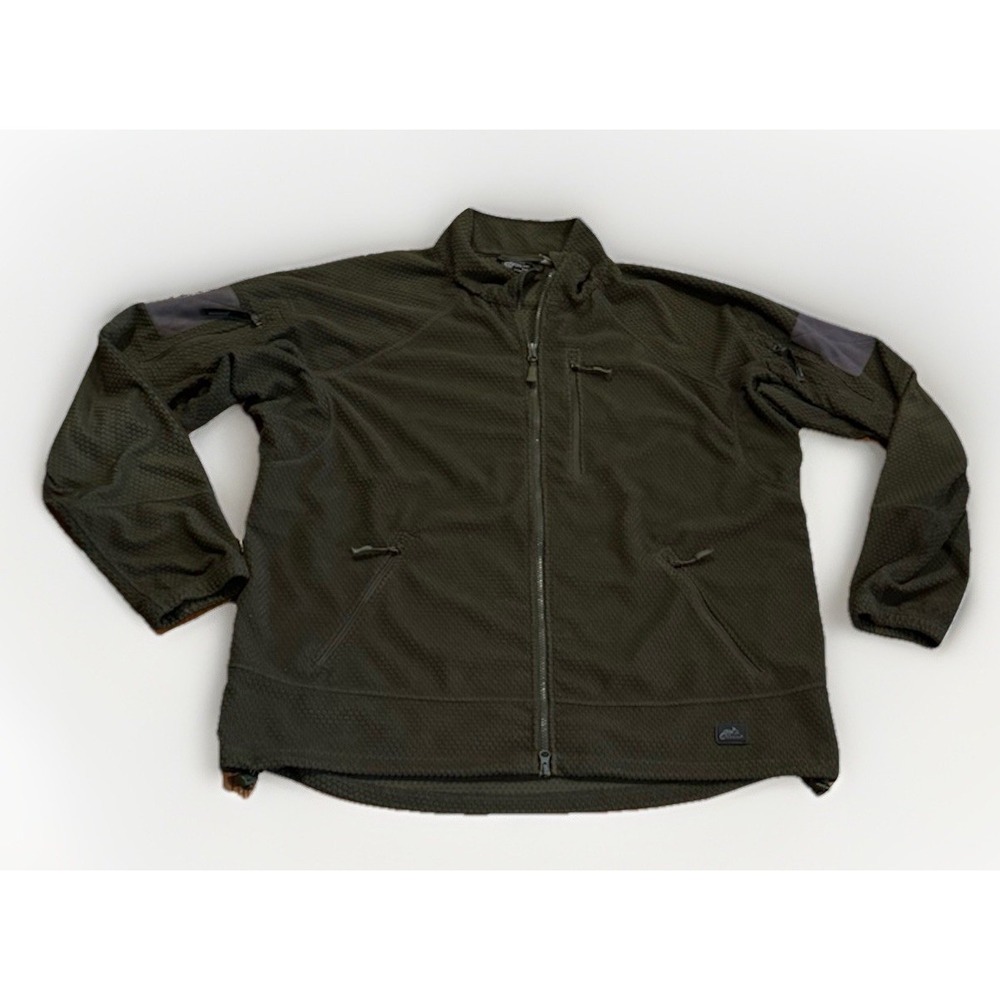 Helikon-Tex Alpha Tactical Jacket Grid Fleece Military Forest Green 2XL Rare